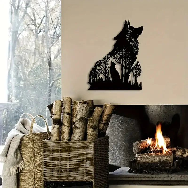 "Darkwood Wolf" Wall Decoration
