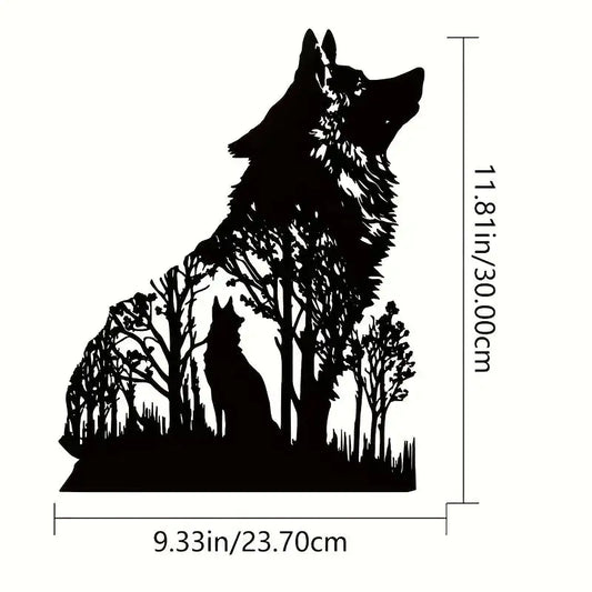 "Darkwood Wolf" Wall Decoration