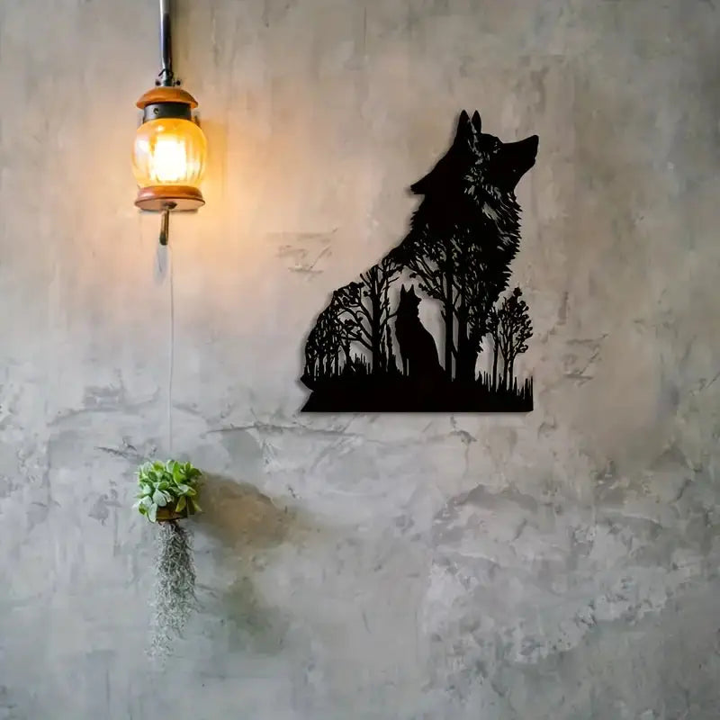 "Darkwood Wolf" Wall Decoration