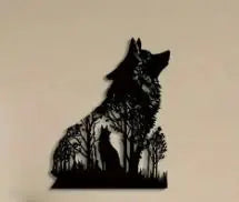 "Darkwood Wolf" Wall Decoration
